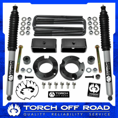 3'' Front 2'' Rear Lift Kit for 2005-2023 Toyota Tacoma 4WD Diff Drop + Ext Shocks