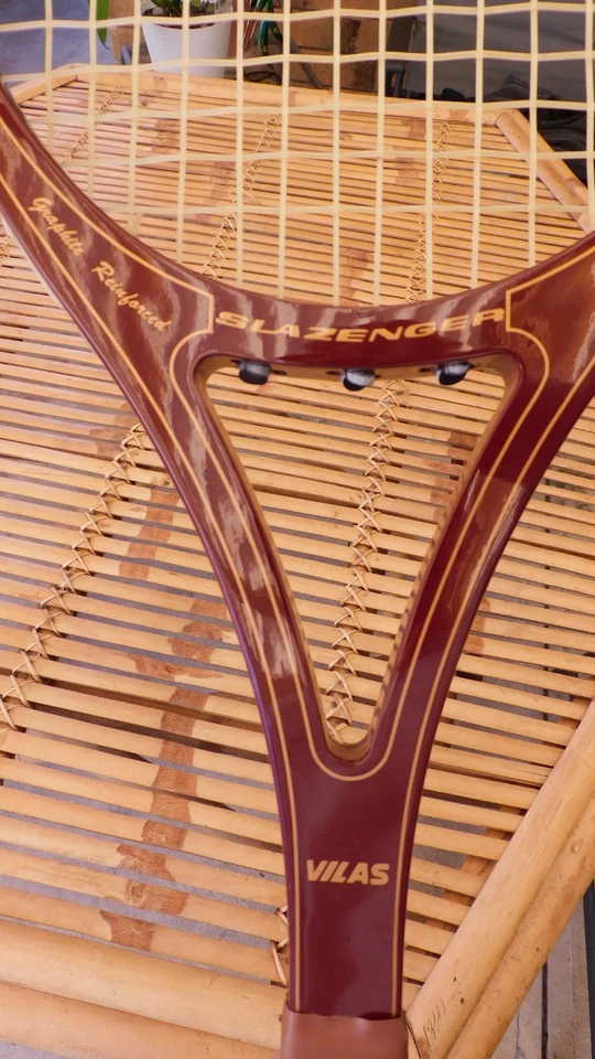 VINTAGE Slazenger Vilas V-24 Tennis Racquet Excellent as New Condition - image 3 of 4