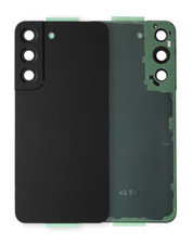 Back Cover Glass W/ Camera Lens Samsung Galaxy S22 5G Service Pack Phantom Black