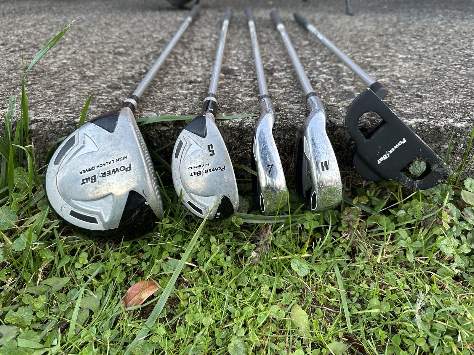 PowerBilt Junior Golf Set Silver Series LH Ages 912 Complete 54"60