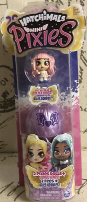HATCHIMALS MINI PIXIES  2 Pixies Dolls + Jumbo Wings - FAST SHIPPING