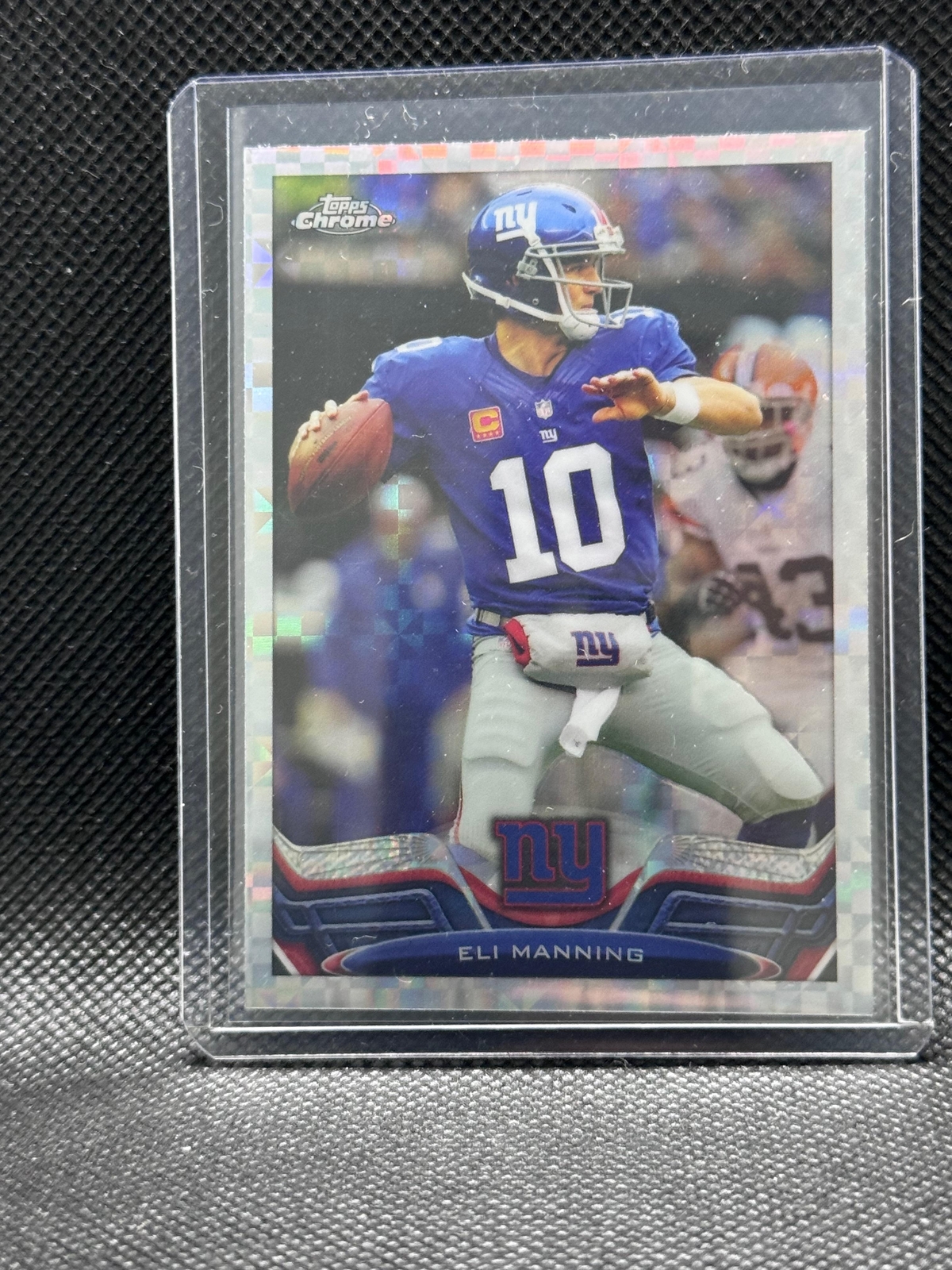 Eli Manning 2013 Topps Chrome #105 Xfractor New York Giants