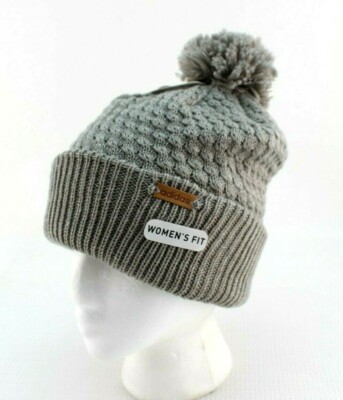 Adidas Heather Gray Knit Beanie Adidas Womens Beanie Hat Gray Heather Knit Original Rib 2.0  main image 4