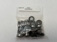 EZO 6800DDU Ball Bearing 10x19x5 mm Rubber Seals 61800 6800-2RS 6800DD 35 Pcs