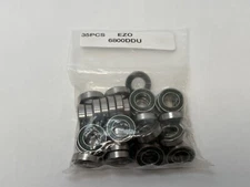 EZO 6800DDU Bearing Rubber Seals 61800 6800 DDU 2RS RS  10x19x5 mm 35 Pcs