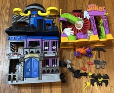 Imaginext Gotham City , The Joker And Batcave Playsets And Some Accessories Work