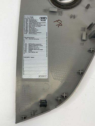 2005-2007 Audi A6 Quattro Dash Right End Cap Bezel Fuse Box Cover 4F1010511 OEM - Picture 7 of 10