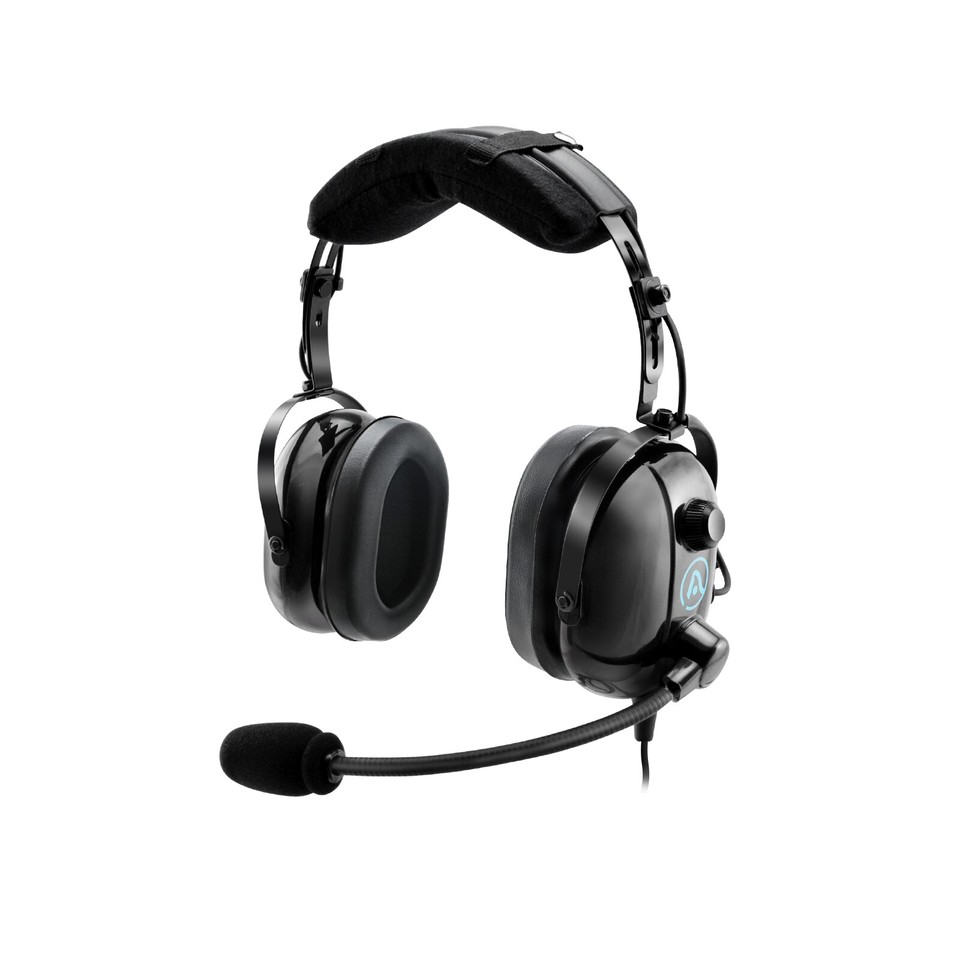 Aviation Headset for Fixed Wing & Small Aircrafts w/Dual PJ055 & PJ