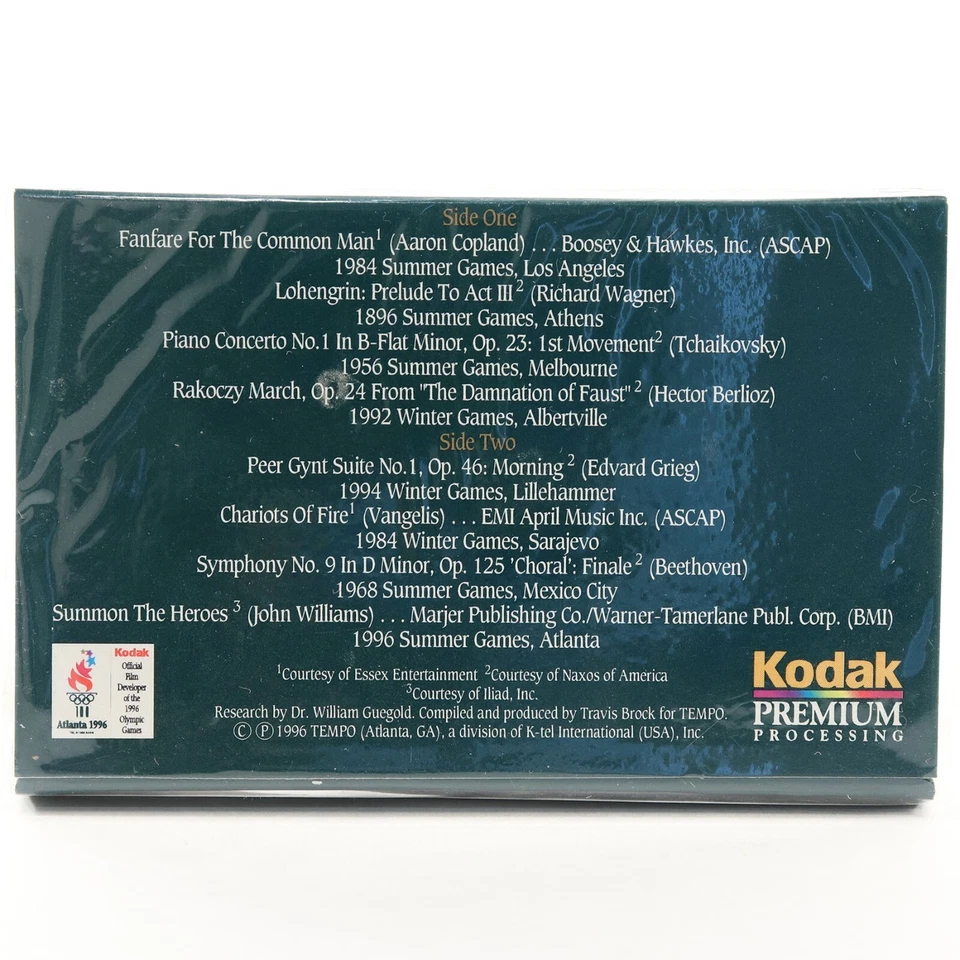 The Sound and The Spirit Sampler Cassette Atlanta Olympic Games 1996 NEW SEALED - Image 2 of 4