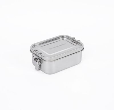 Edelstahldose mit Deckel 550 ml Brotdose Lunchbox Easylock auslaufsicher NEU