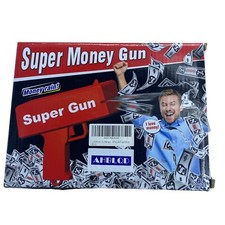 Super Money Launch Gun Cash Launcher In Box Toy Gift Make it Rain Battery NEW