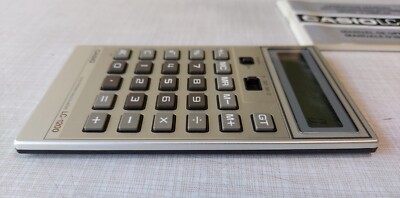 Calculatrice Vintage Casio LC-400 - Électronique Rétro Fonctionnelle