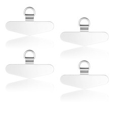 4pcs Metal Phone Tether Tab, Heavy Duty Stainless Steel Metal Cell Phone Lany...