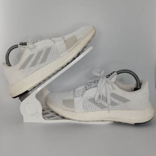 Adidas Sense Boost Go UK Size 8 Eur 42 Running/Gym Trainers White Grey G26940 - Picture 2 of 19