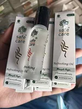 6 Pcs Safe Care Aromatherapy Roll-On Oil 10ml Refreshing Herbal Scent Travel Use