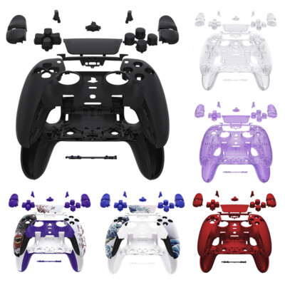 eXtremeRate Full Set Housing Shell Buttons Replacement for PS5 Edge Controller