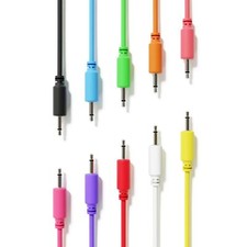 Mono Modular Patch Cables TS 3.5mm 1/8 inch Eurorack Synthesizer 10-Pack 1...