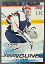 Adam Werner YG RC 2019-20 Upper Deck #522 Rookie Colorado Avalanche