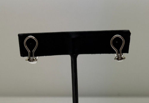 Tiffany & Co. Sterling Clip-On Huggie Hoop Earrings - Picture 2 of 5