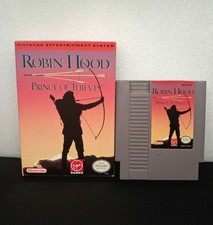 Robin Hood: Prince of Thieves (NES, 1991) Near Mint Box And Cart