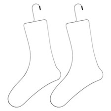 2 PCS Sock Blockers Stainless Steel Drying Hanger Knitting Crochet Tool