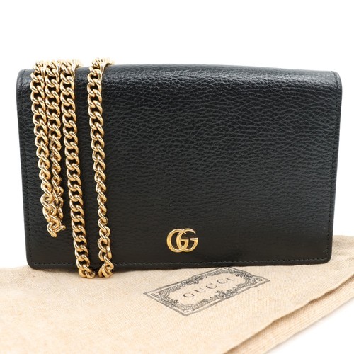 GUCCI MARMONT GG SHOULDER BAG (DSP012611)
