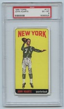 1965 Topps Football, John Huarte #117, PSA-6 (Huge selection of 1965 FB PSA)