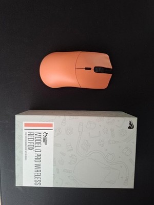 Glorious Model O Pro Wireless Orange Gaming Mouse Used