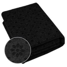 72 40 Inch Black Final Backing Cloth Black Vinyl Primary Tufting Cloth Back...
