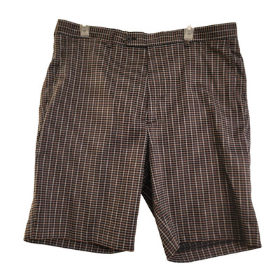 Tehama Shorts Men's Black Plaid Bermuda Quick Dry Shorts Size 36