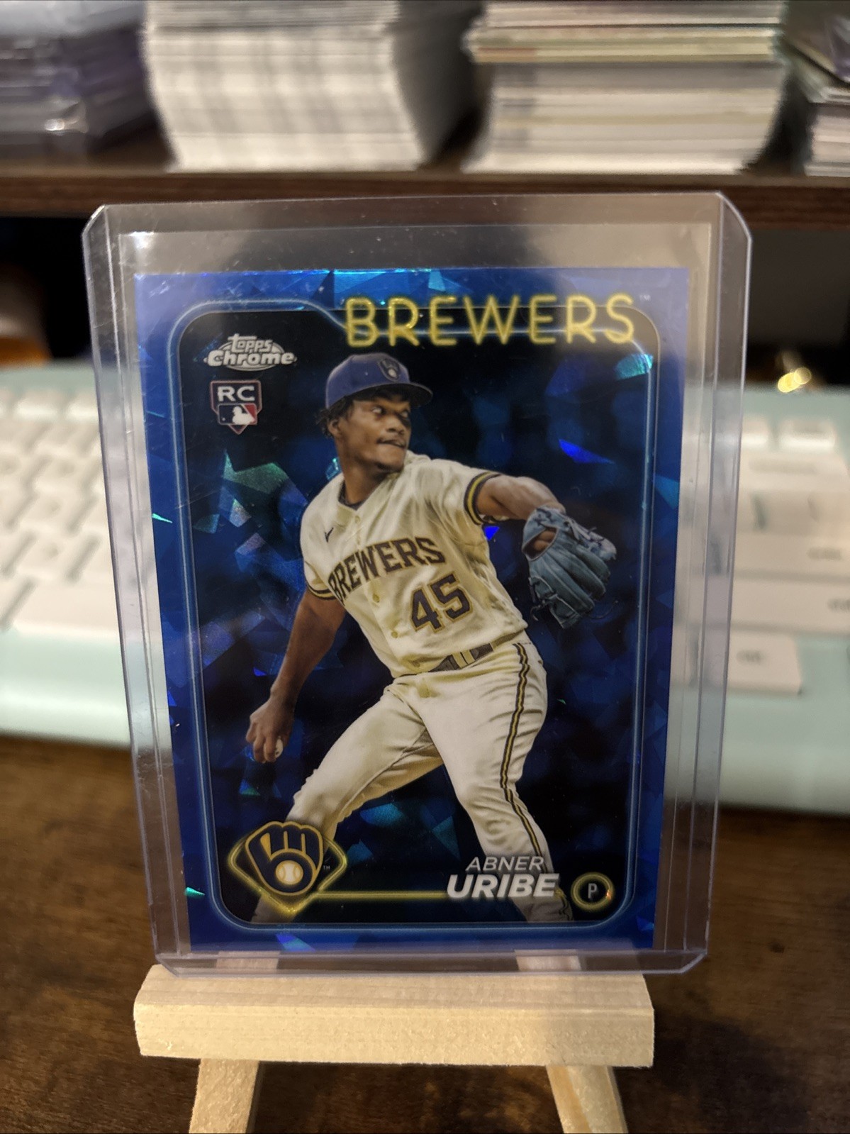 2024 Topps Chrome Sapphire Edition - Abner Uribe #310 (RC)
