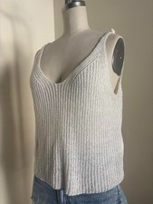 Cotton Knit Sweater Tank Top Size Medium Cotton On Brand Drapey Fit