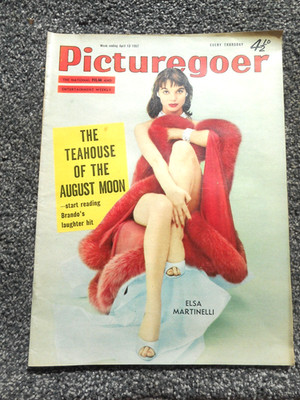 PICTUREGOER MAGAINE    W/E  13  APRIL  1957     ELSA MARTINELLI
