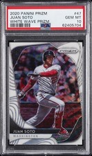 2020 PANINI PRIZM WHITE WAVE PRIZM #47 JUAN SOTO PSA 10