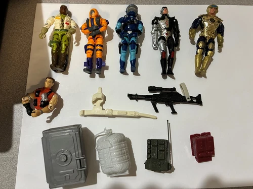 Vintage 1980's GI Joe figures and accessories lot