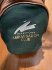 Vintage Gregory Paul Golf Bag Canyon Club 8 Inch 3 Way Green Beige Embroidered — photo 6