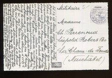 Switzerland Military used Real Photo Card