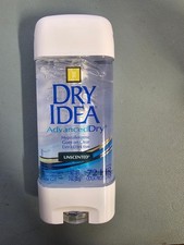 3 PACK Dry Idea Advanced Dry Unscented Antiperspirant  Deodorant Clear Gel 3 oz