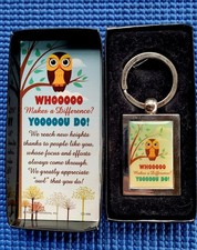 New- Totally "Owlsome" Owl Key Ring 
