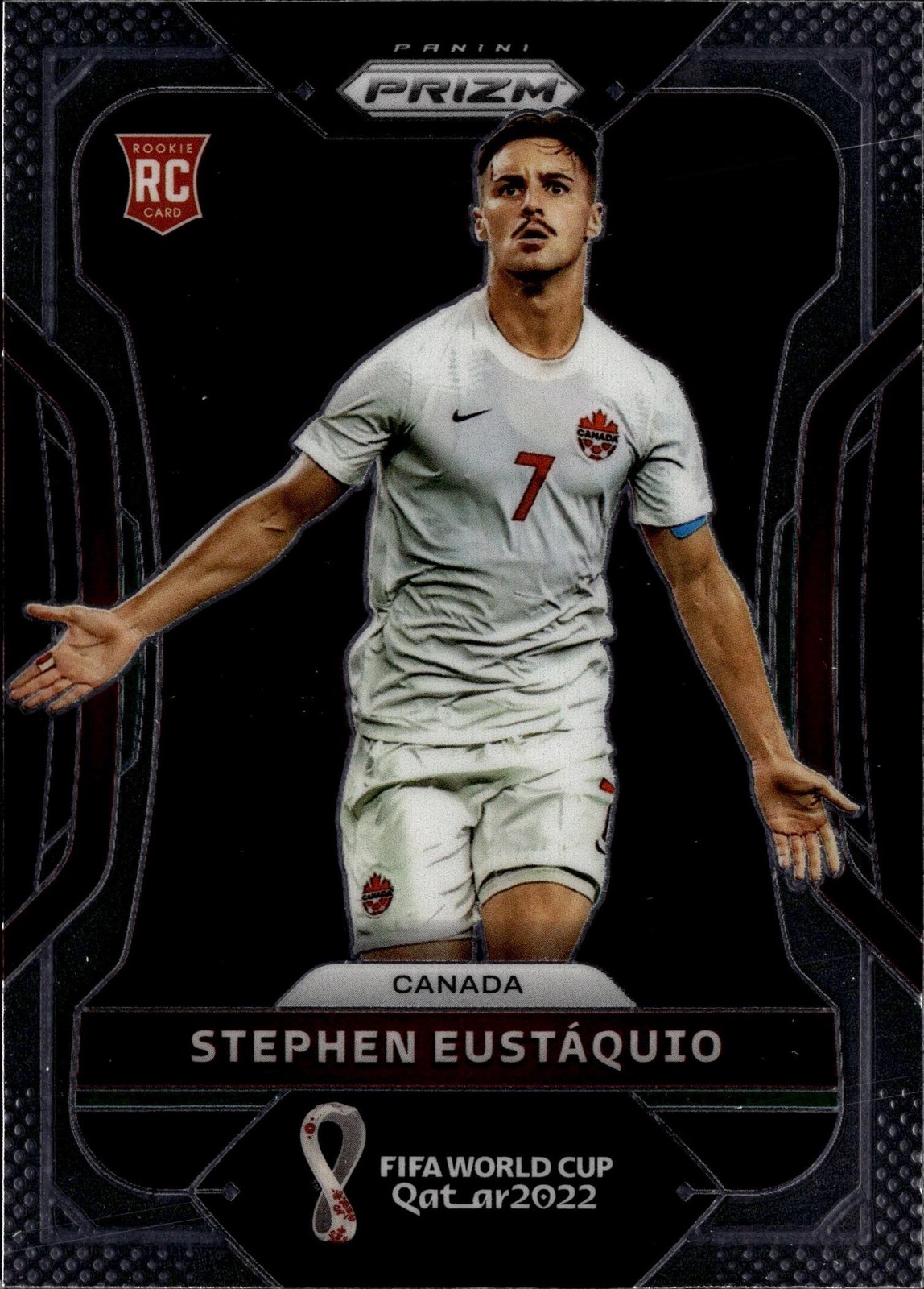 2022 Panini Prizm FIFA World Cup Stephen Eustáquio Rookie Card #53