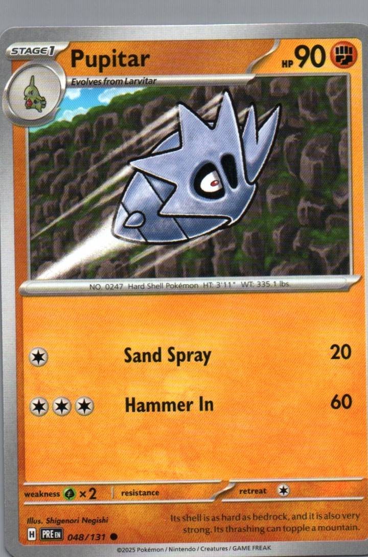 Pupitar Common SV: Prismatic Evolutions 048/131 NM
