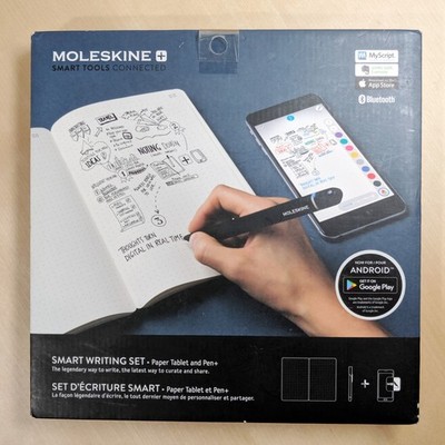 BUSTED SPINE Moleskine Smart Writing Set with Dotted Paper Tablet & Pen + Charger