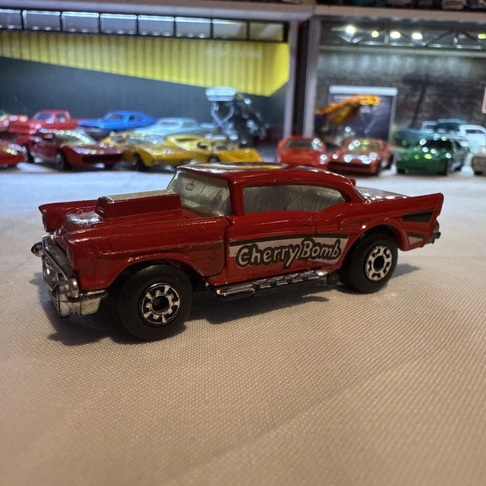 Vintage 1979 Matchbox Superfast 57 Chevy Red Cherry Bomb - Image 2 of 4