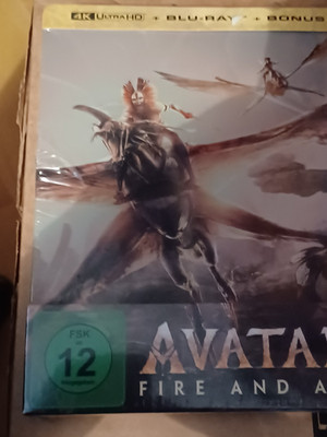 Avatar 3: Fire and Ash - 4K Ultra HD + Blu-ray + Bonus / Steelbook