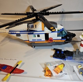 LEGO CITY: Heavy-duty Rescue Helicopter (60166) 100% Complete. No Box Or Manual 