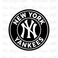 New York Yankees Vinyl Decal Sticker -Multiple Colors  Sizes- SHIPS FREE