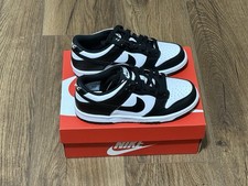 Nike Dunk Low GS Black/White Panda CW1590-100 Sz 3.5