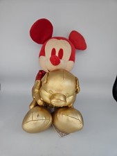 New Disney Mickey Mouse Exclusive Plush RED GOLD
