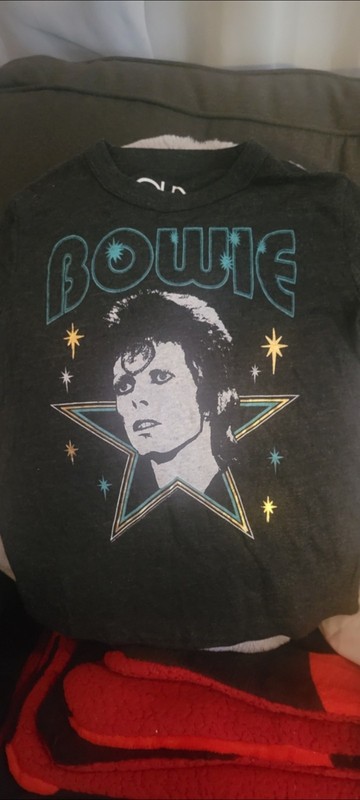 Kids Tshirt by Chaser  - kids David Bowie, size 6, new