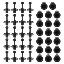 20 Set Durable Plastic Speaker Grill Fixing Clips for Audio Speakers Black